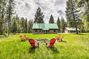Secluded Bigfork Cabin with Huge Yard and Grill!